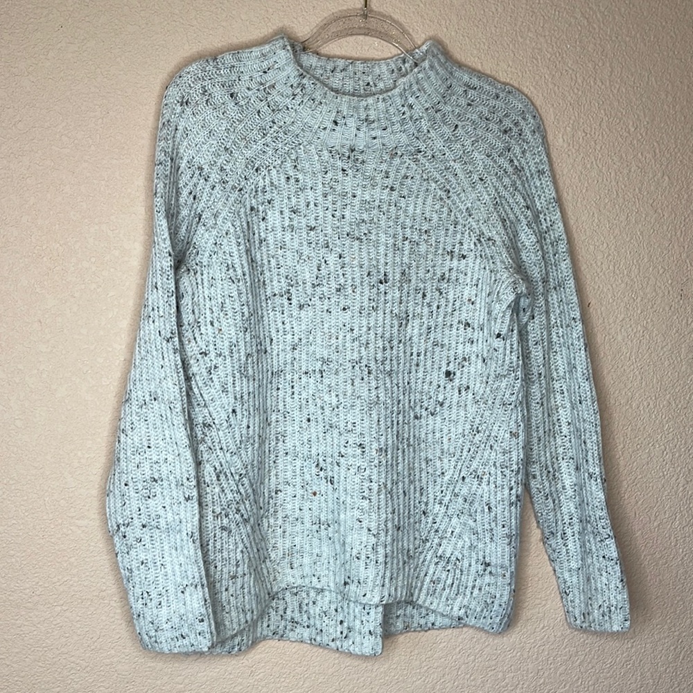 Madewell grey wool blend sweater small